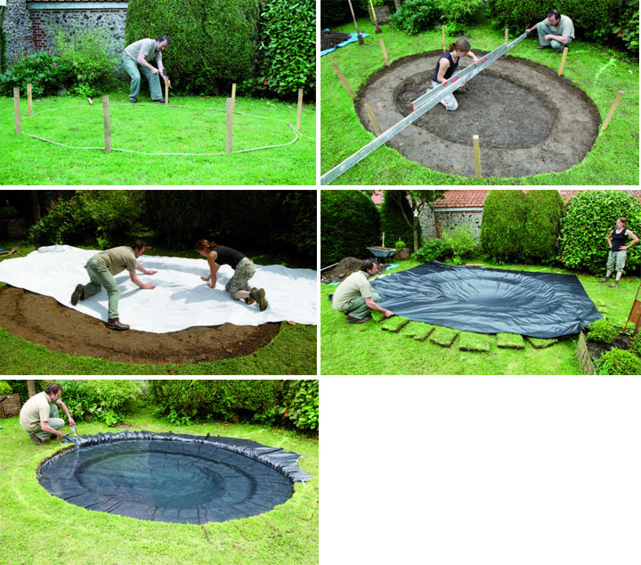 Ubbink - Aquaflexiliner - Bâche pour bassin EPDM épaisseur 0.6mm 6.72x10m  (Sur commande)