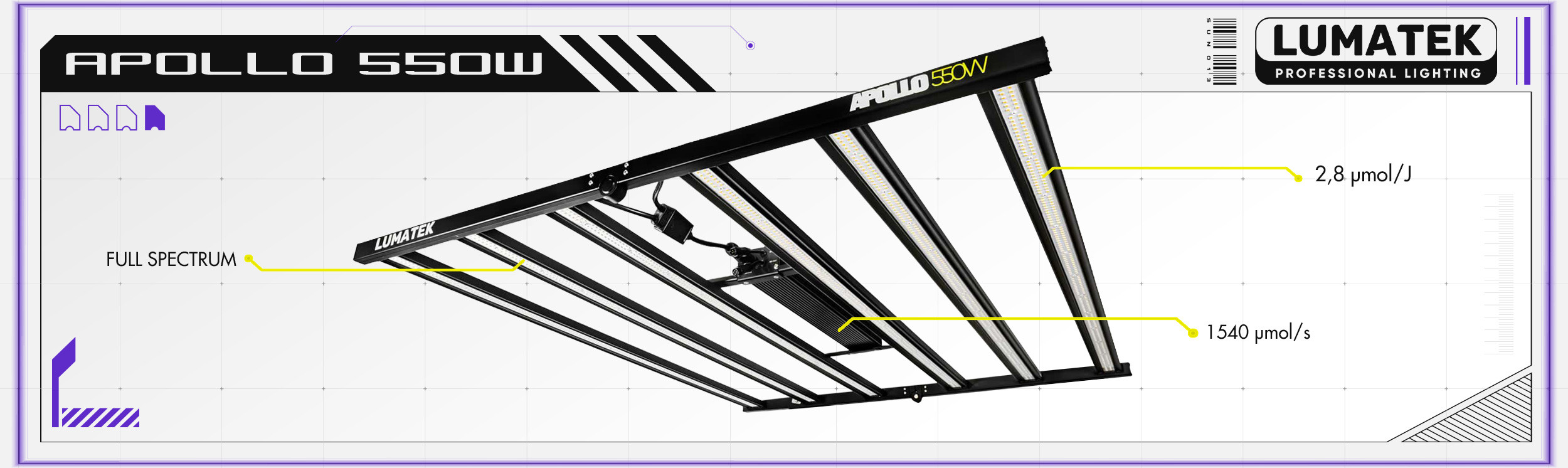 lumatek led apollo 550W